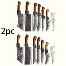 Load image into Gallery viewer, Stainless Steel Hand-forged Knife Set