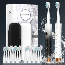 Load image into Gallery viewer, 2 Pack Sonic Electric Toothbrushes