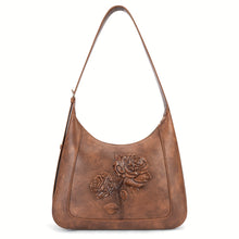 Load image into Gallery viewer, Retro Rose Pattern Versatile Purse