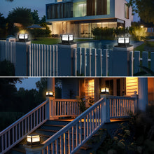 Load image into Gallery viewer, 6 Pack Solar LED Post Cap Lights