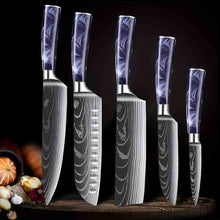 Load image into Gallery viewer, Stainless Steel Hand-forged Knife Set