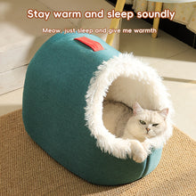 Load image into Gallery viewer, Cat Bed with Plush Interior
