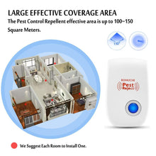 Load image into Gallery viewer, 8pc Ultrasonic Insect &amp; Rodent Repellent
