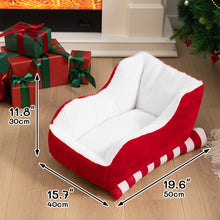 Load image into Gallery viewer, Christmas Sleigh Cat Bed
