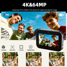 Load image into Gallery viewer, 4K Ultra HD Touchscreen Mini Digital Camera
