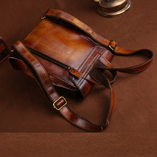 Load image into Gallery viewer, Vintage Leather Backpack
