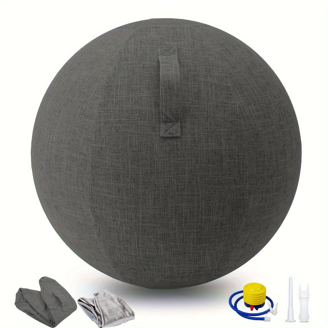 Exercise Ball Chair with Fabric Cover