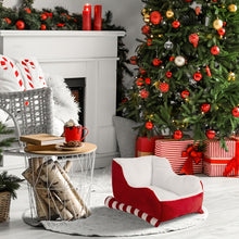 Load image into Gallery viewer, Christmas Sleigh Cat Bed
