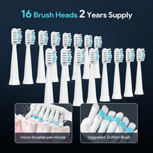 Load image into Gallery viewer, 2 Pack Sonic Electric Toothbrushes
