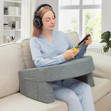 Load image into Gallery viewer, Comfortable Reading Pillow with Large Pockets
