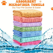 Load image into Gallery viewer, 8pc Quick-Dry Pet Towels
