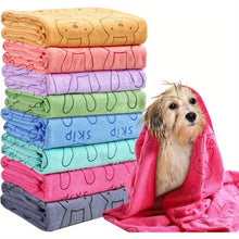 Load image into Gallery viewer, 8pc Quick-Dry Pet Towels

