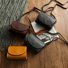 Load image into Gallery viewer, Vintage-Style Genuine Leather Crossbody Bag
