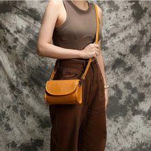 Load image into Gallery viewer, Vintage-Style Genuine Leather Crossbody Bag
