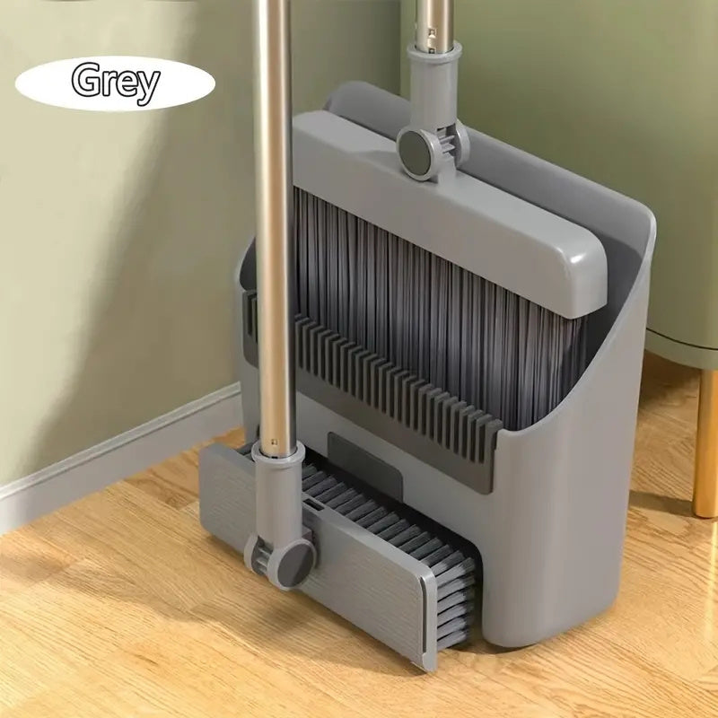 3-in-1 Broom & Dustpan Combo Set
