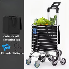 Load image into Gallery viewer, Foldable 8-Wheel Shopping Cart
