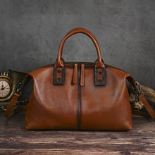 Load image into Gallery viewer, Large Capacity Genuine Leather Dumpling Bag
