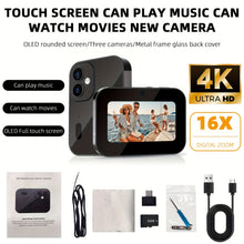 Load image into Gallery viewer, 4K Ultra HD Touchscreen Mini Digital Camera
