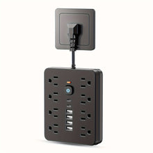 Load image into Gallery viewer, 14-in-1 Power Strip With 4 USB Outlets
