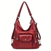Load image into Gallery viewer, Retro PU Leather Shoulder Bag
