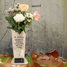 Load image into Gallery viewer, Solar Grave Vase with LED
