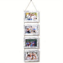 Load image into Gallery viewer, Hanging 4x6 Wooden Photo Frame Set
