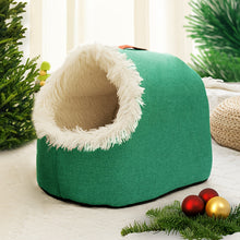 Load image into Gallery viewer, Cat Bed with Plush Interior
