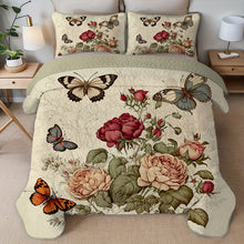 Load image into Gallery viewer, 3pc Queen/King Size Quilt Set
