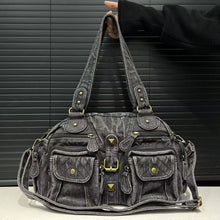 Load image into Gallery viewer, Vintage Multi Pocket Shoulder Bag
