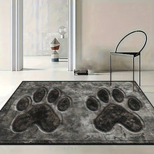 Load image into Gallery viewer, 1pc Dog Paw Print Area Mat

