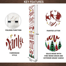 Load image into Gallery viewer, Wooden Christmas Porch Sign
