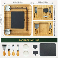 Load image into Gallery viewer, Bamboo Charcuterie Board Set
