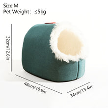 Load image into Gallery viewer, Cat Bed with Plush Interior
