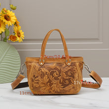 Load image into Gallery viewer, Genuine Leather Retro Handbag
