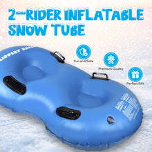 Load image into Gallery viewer, 2 Person Inflatable Snow Tube
