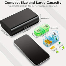 Load image into Gallery viewer, XL Large Weekly Pill Organizer Box
