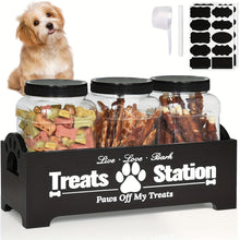 Load image into Gallery viewer, Wooden Pet Treat Storage
