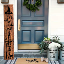 Load image into Gallery viewer, Rustic Witch Welcome Sign
