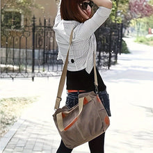 Load image into Gallery viewer, Vintage-Inspired Canvas Tote Bag

