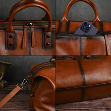 Load image into Gallery viewer, Large Capacity Genuine Leather Dumpling Bag
