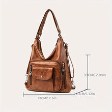 Load image into Gallery viewer, Retro PU Leather Shoulder Bag
