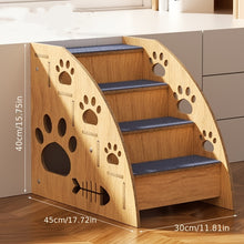 Load image into Gallery viewer, Solid Wood Pet Stairs
