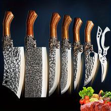 Load image into Gallery viewer, Stainless Steel Hand-forged Knife Set
