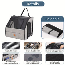 Load image into Gallery viewer, Portable Car Seat Dog Kennel
