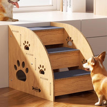 Load image into Gallery viewer, Solid Wood Pet Stairs
