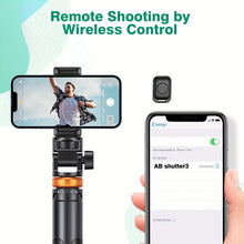 Load image into Gallery viewer, 62&quot; Selfie Stick Tripod with Wireless Remote
