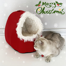 Load image into Gallery viewer, Cat Bed with Plush Interior
