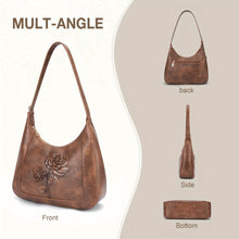 Load image into Gallery viewer, Retro Rose Pattern Versatile Purse
