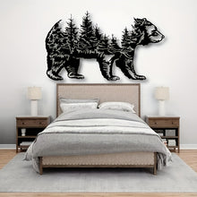 Load image into Gallery viewer, 24 inch Bear Metal Wall Art
