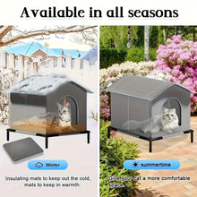 Load image into Gallery viewer, All-Season Outdoor Cat Shelter
